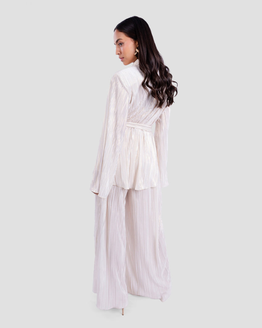 PLATED SHIMMER KIMONO
