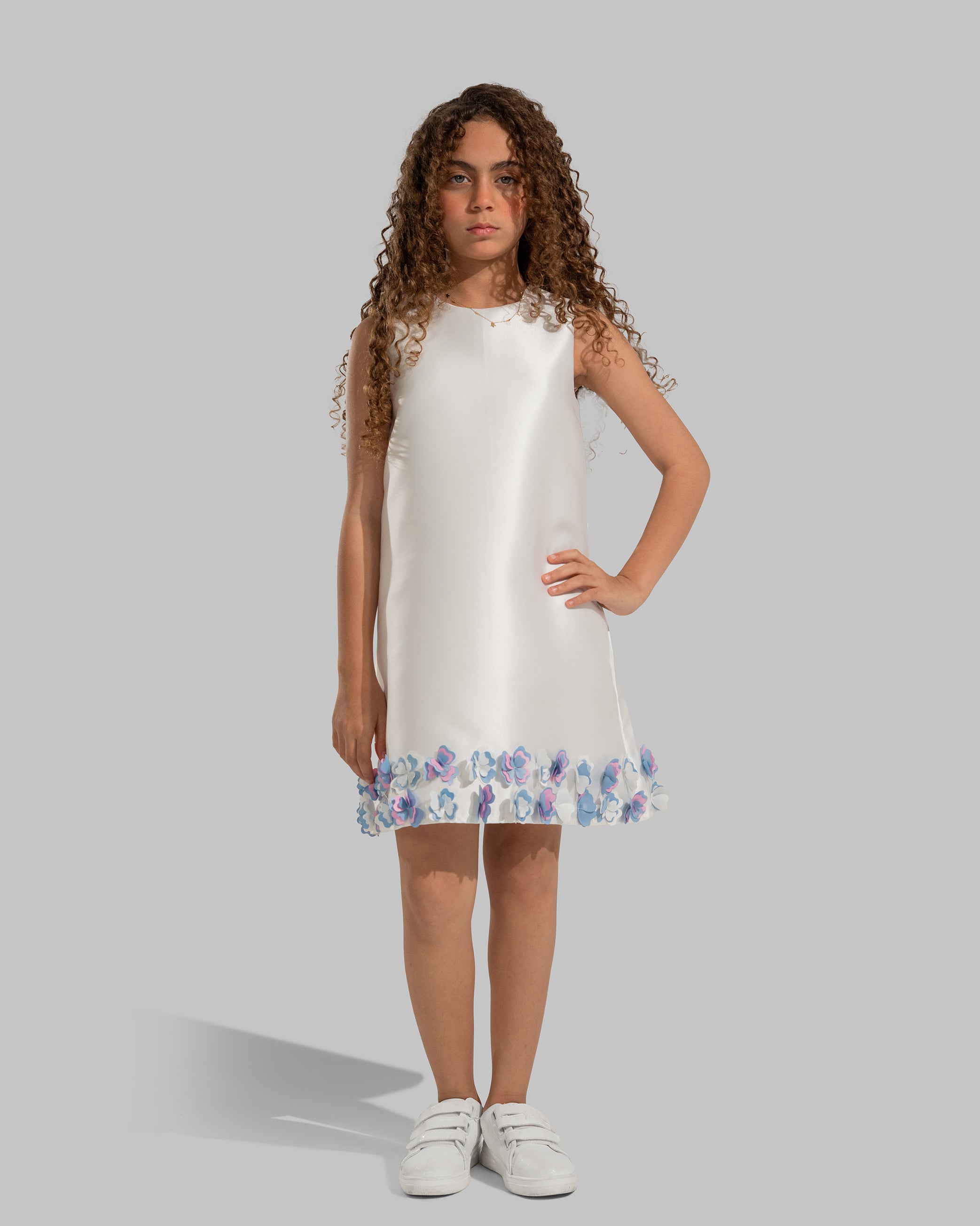 Floral Hem Shift Dress