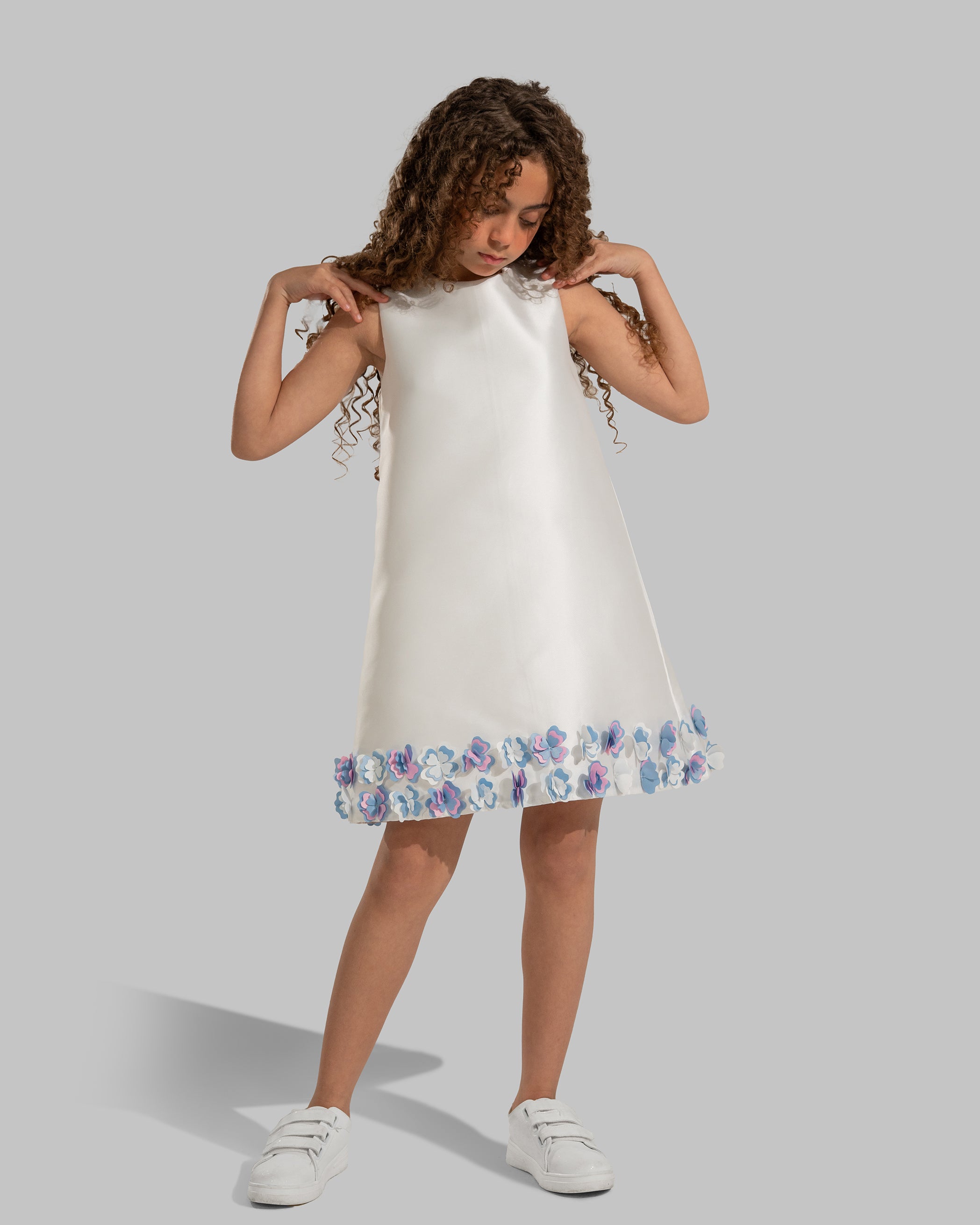 Floral Hem Shift Dress