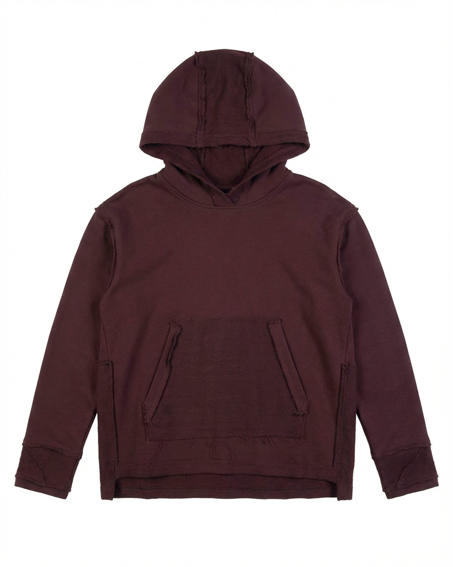 بنطلون واسع الساق بدون تشطيب