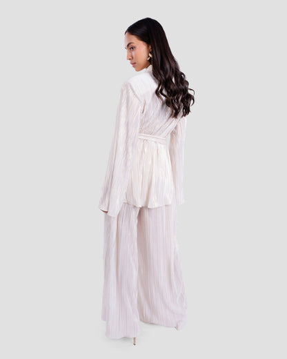 PLATED SHIMMER KIMONO