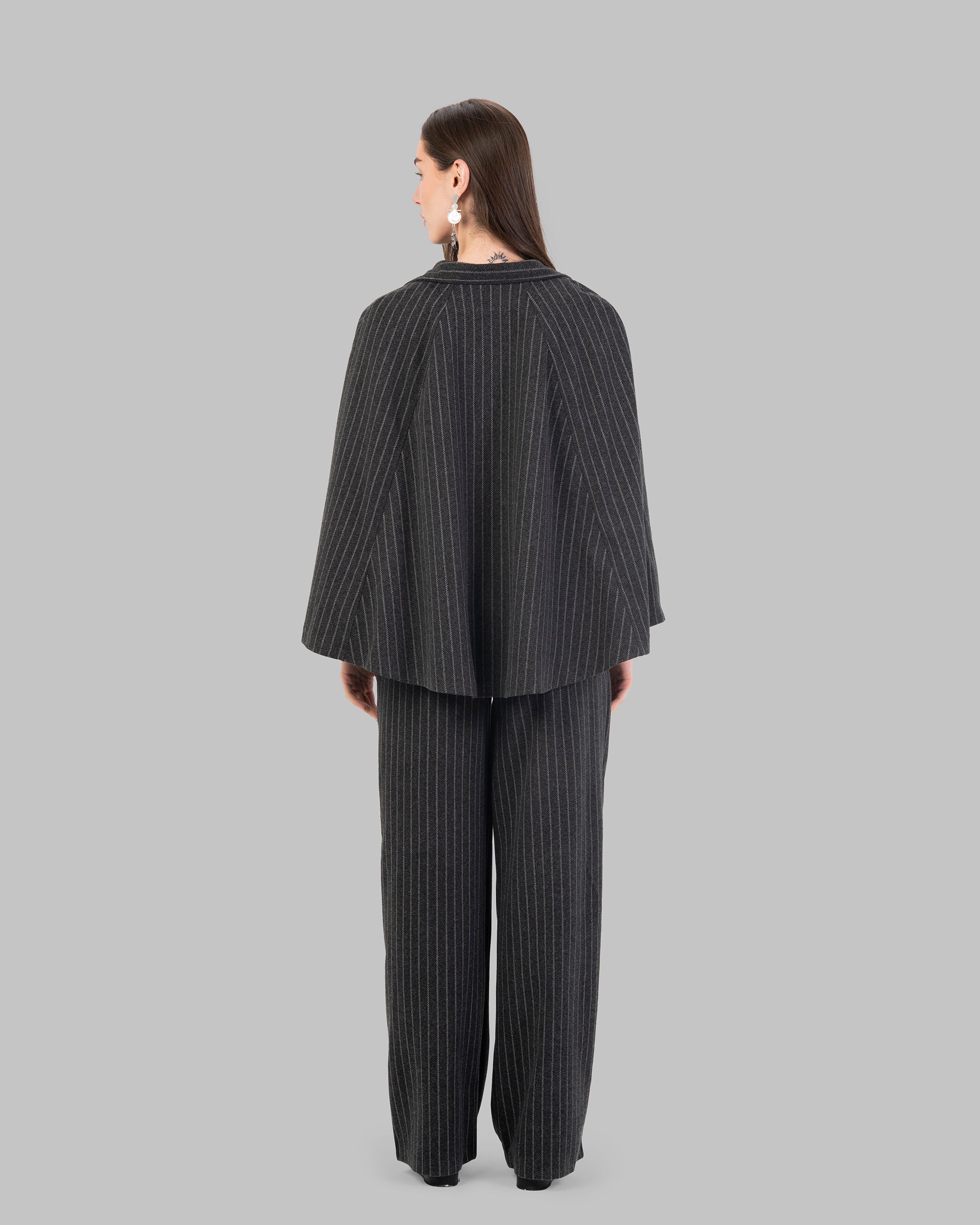 Structured Pinstripe Double