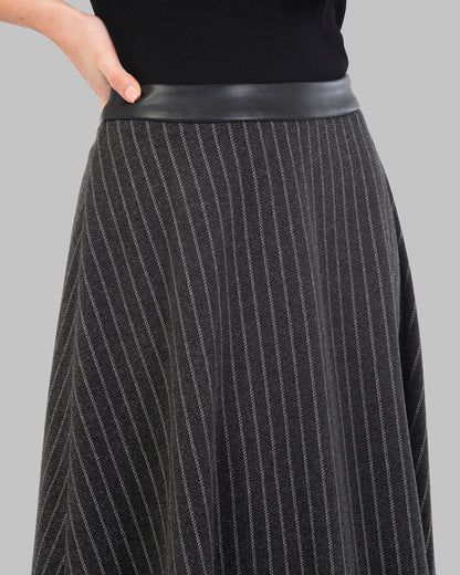 Pinstripe Maxi Skirt