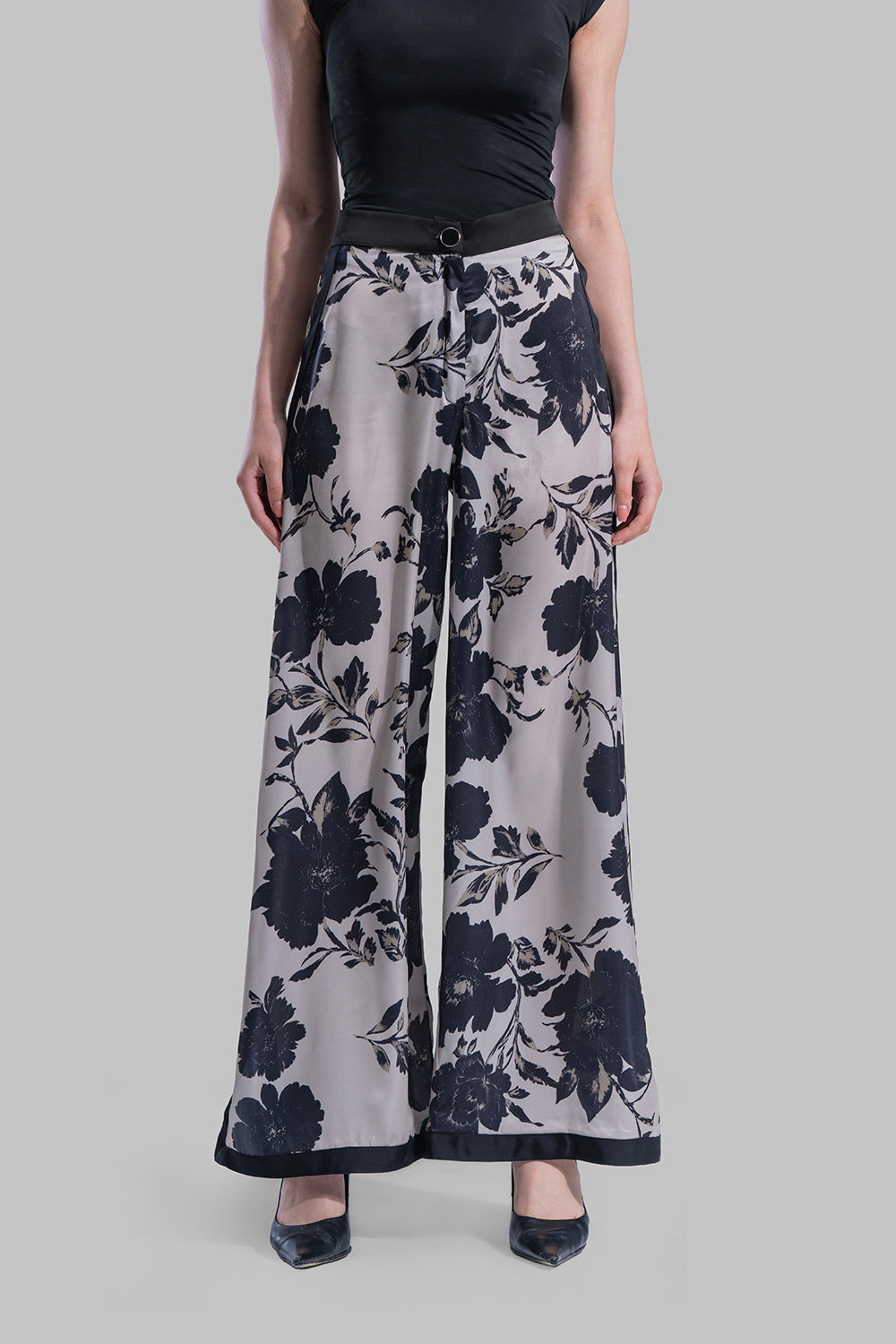 Straight High-Rise Pants