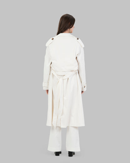 Timeless trench coat .