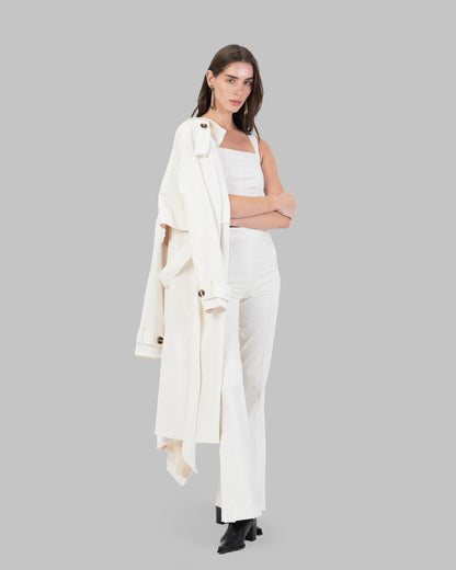 Square-Neck Cropped Top