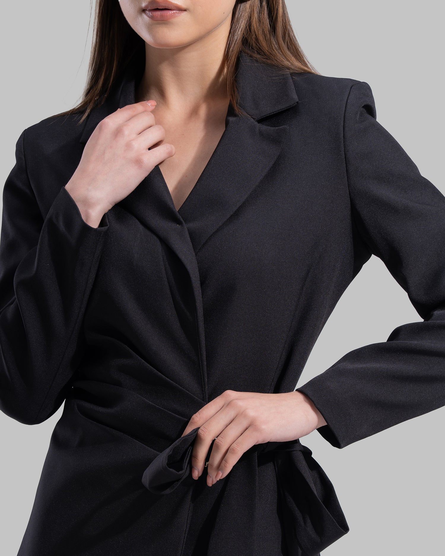 Belted Blazer Dress