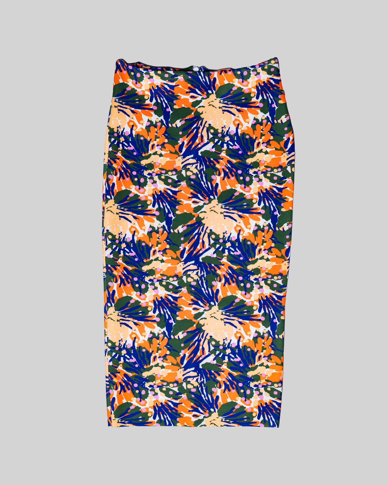 printed skirt High waist knee length tight fit